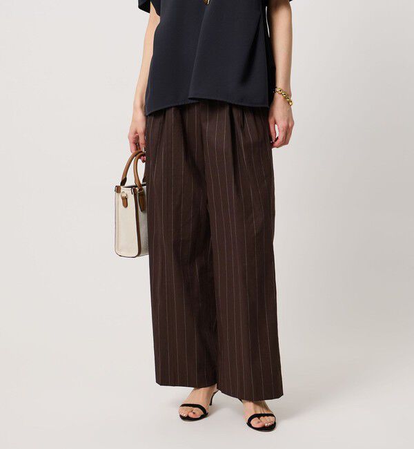 UNITED ARROWS「NALYA リラックス ワイドパンツ ‐ウォッシャブル‐」|スラックス|