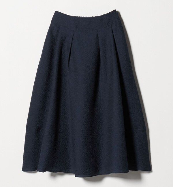UNITED ARROWS「オーガンジー ジャガード フレアスカート ‐ウォッシャブル‐」|フレア|