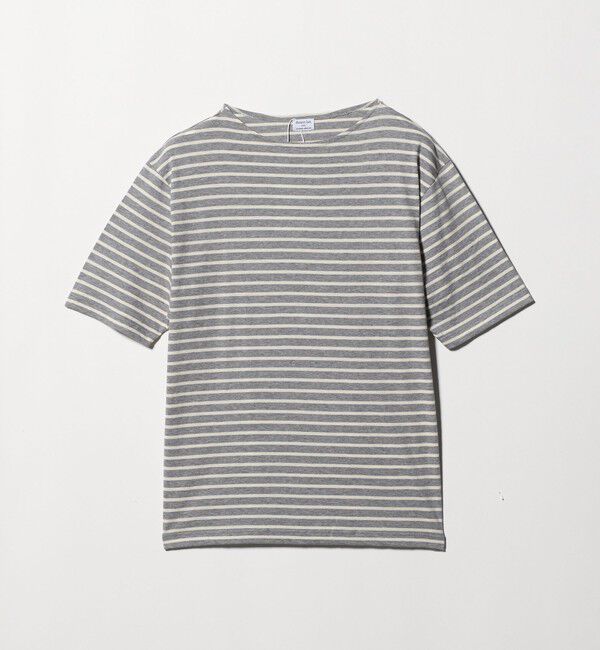 UNITED ARROWS「【別注】＜Armor-Lux＞ セミボートネック ボーダー Tシャツ」|Tシャツ・カットソー|