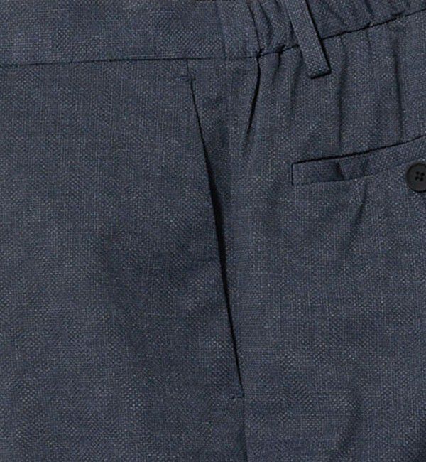 UNITED ARROWS「トリコット ソリッド ノープリーツ パンツ UA COZY ウォッシャブル ストレッチ 通気性」|スラックス|