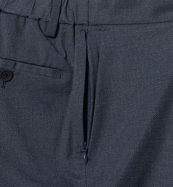 UNITED ARROWS「トリコット ソリッド ノープリーツ パンツ UA COZY ウォッシャブル ストレッチ 通気性」|スラックス|