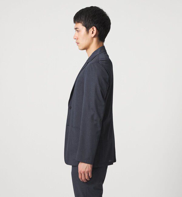 UNITED ARROWS「トリコット ソリッド シングル２ボタン テーラードジャケット UA COZY ウォッシャブル ストレッチ 通気性」|テーラードジャケット|
