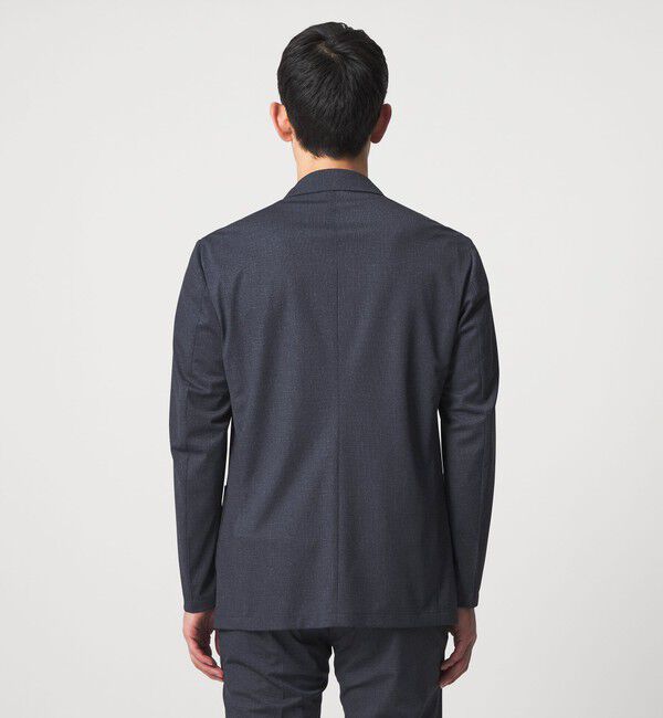UNITED ARROWS「トリコット ソリッド シングル２ボタン テーラードジャケット UA COZY ウォッシャブル ストレッチ 通気性」|テーラードジャケット|