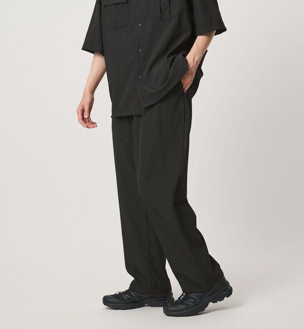 UNITED ARROWS「DotAir ドットエア ヘムコード ２プリーツ パンツ 吸水速乾 タテストレッチ」|スラックス|