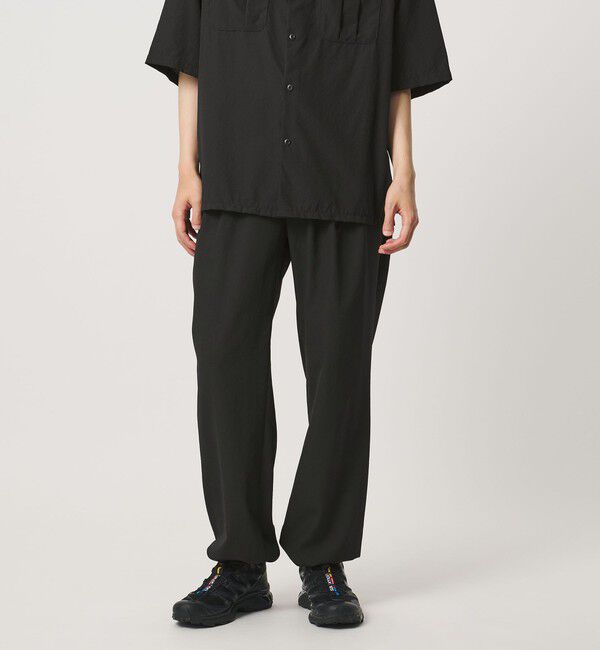 UNITED ARROWS「DotAir ドットエア ヘムコード ２プリーツ パンツ 吸水速乾 タテストレッチ」|スラックス|