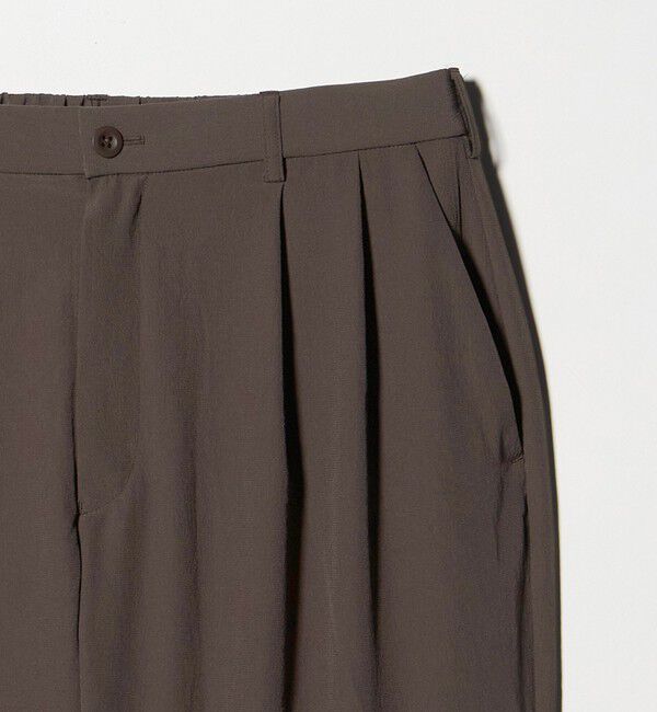UNITED ARROWS「DotAir ドットエア ヘムコード ２プリーツ パンツ 吸水速乾 タテストレッチ」|スラックス|