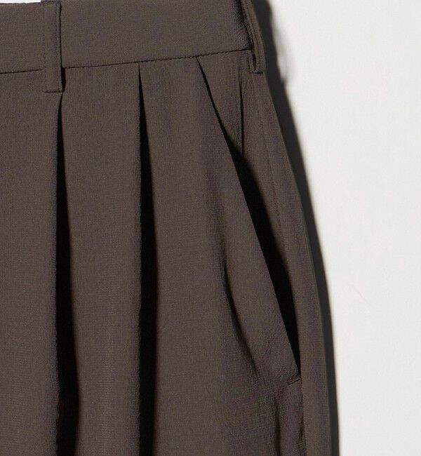 UNITED ARROWS「DotAir ドットエア ヘムコード ２プリーツ パンツ 吸水速乾 タテストレッチ」|スラックス|