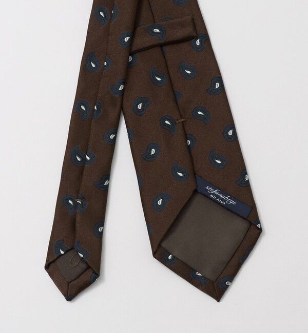 UNITED ARROWS「＜STEFANO BIGI＞ペイズリー サテン ネクタイ」|ネクタイ・蝶ネクタイ|
