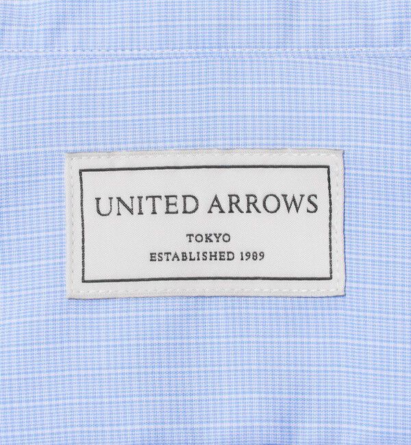 UNITED ARROWS「イージーケア AG  ファンシーチェック セミワイドカラーシャツ 抗菌防臭」|シャツ・ブラウス|