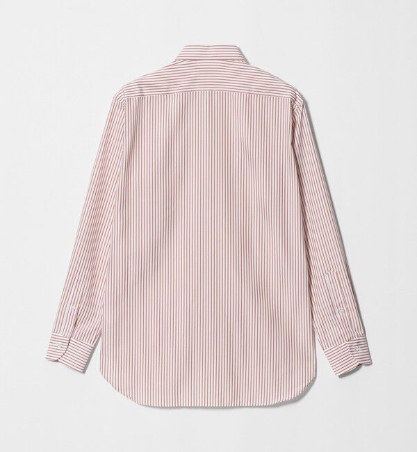 UNITED ARROWS「イージーケア AG シックシンストライプ ショートポイント レギュラーカラーシャツ 抗菌防臭」|シャツ・ブラウス|