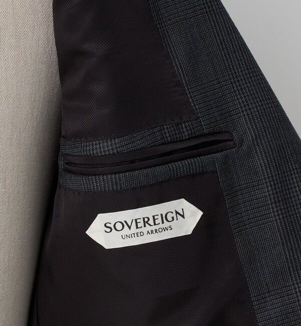 UNITED ARROWS「＜SOVEREIGN＞ グレンプレイド シングル 3ボタン スーツ REGULAR MODEL」|スーツ|