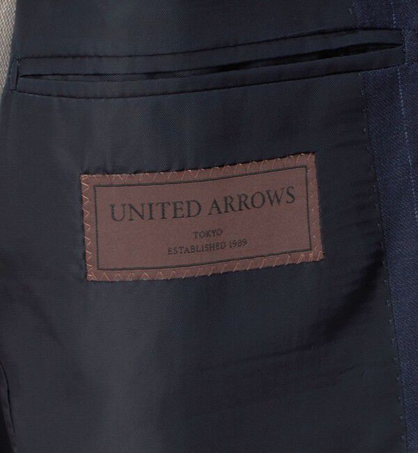 UNITED ARROWS「シャークスキン ストライプ シングル 3ボタン スーツ SーMODEL ヨコストレッチ 撥水」|スーツ|