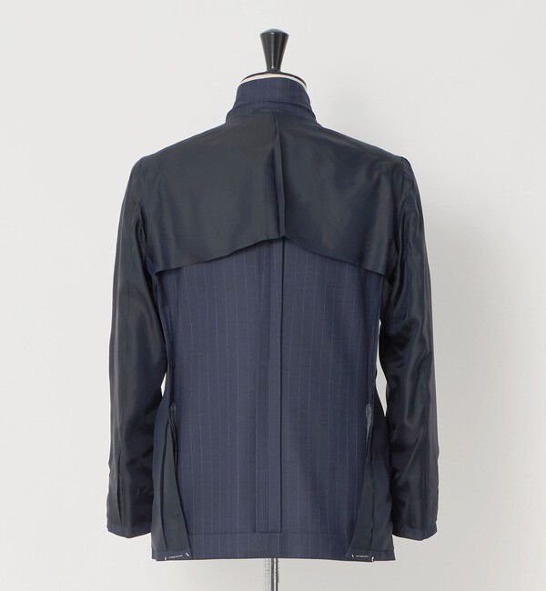 UNITED ARROWS「シャークスキン ストライプ シングル 3ボタン スーツ SーMODEL ヨコストレッチ 撥水」|スーツ|