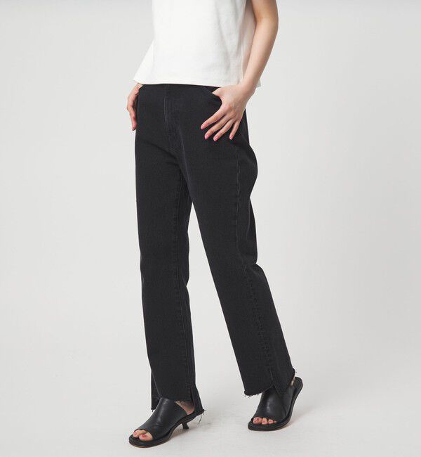 EMMEL REFINES「＜EMMEL REFINES＞EM カットオフ スキニー デニムパンツ」|デニム|