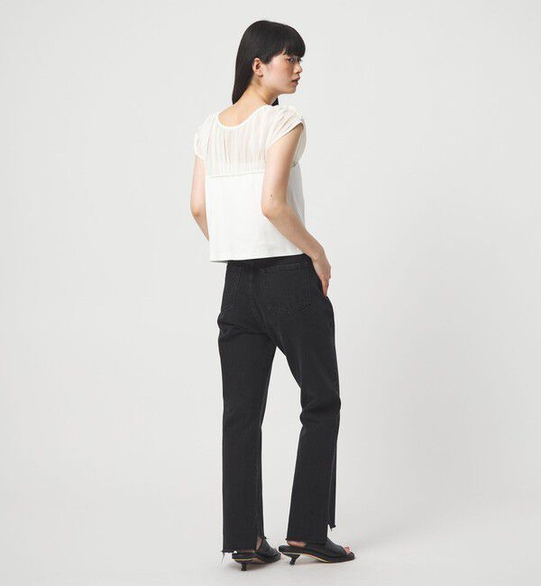 EMMEL REFINES「＜EMMEL REFINES＞EM カットオフ スキニー デニムパンツ」|デニム|