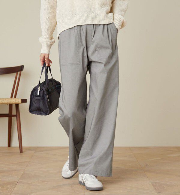 UNITED ARROWS green label relaxing「［size SHORT/TALLあり］オルマイ LI/MIX ベイカー パンツ」|その他|LT.GRAY