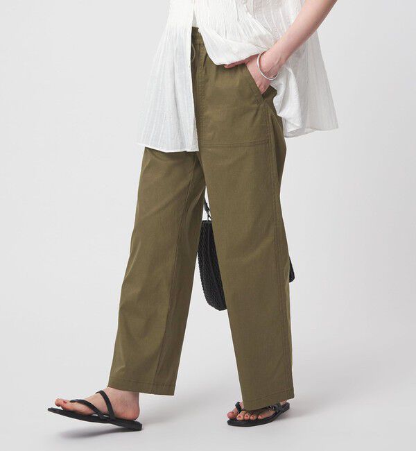UNITED ARROWS green label relaxing「［size SHORT/TALLあり］オルマイ LI/MIX ベイカー パンツ」|その他|OLIVE
