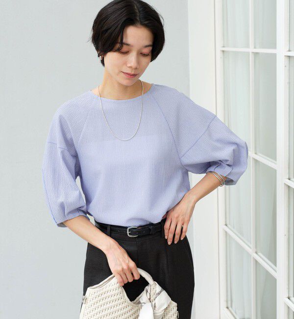 UNITED ARROWS green label relaxing「サッカー タックスリーブ プルオーバー カットソー」|Tシャツ・カットソー|