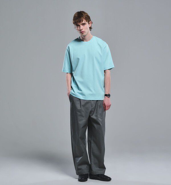 UNITED ARROWS green label relaxing「オーガニックコットン ポンチ クルーネック Tシャツ -接触冷感-」|Tシャツ・カットソー|