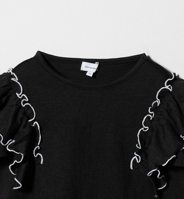 UNITED ARROWS green label relaxing「ショルダースリット フリルTシャツ / キッズ  140cm-160cm」|Tシャツ・カットソー|