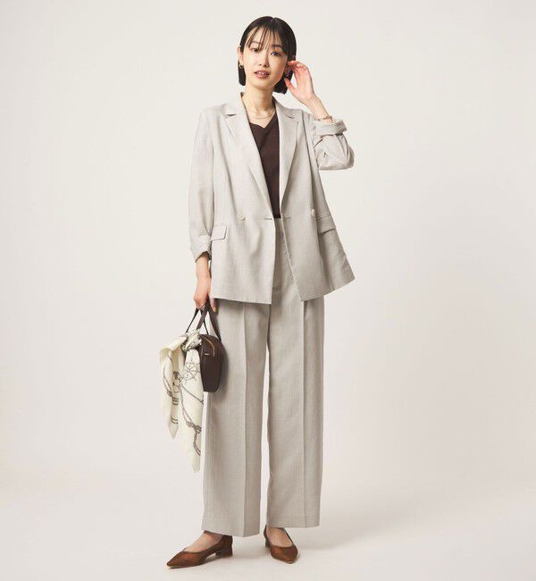 UNITED ARROWS green label relaxing「［size SHORTあり］ライト リネンライク ジャケット UVカット 通気性」|テーラードジャケット|
