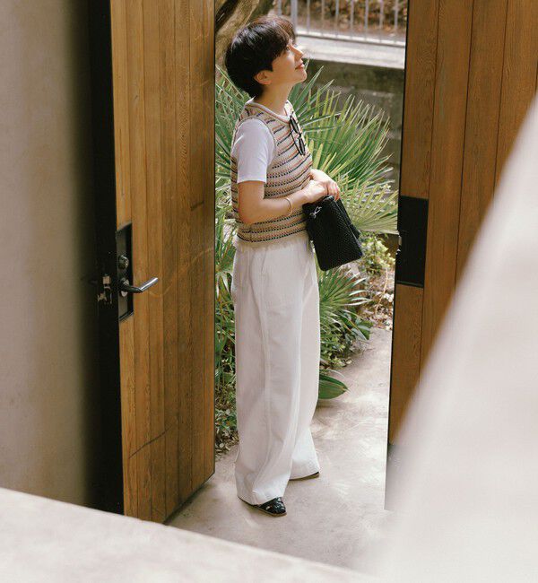 UNITED ARROWS green label relaxing「＜スタイリスト兵藤千尋さんコラボ＞ベイカー ライト デニム 接触冷感」|デニム|