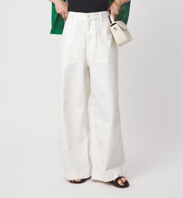 UNITED ARROWS green label relaxing「＜スタイリスト兵藤千尋さんコラボ＞ベイカー ライト デニム 接触冷感」|デニム|