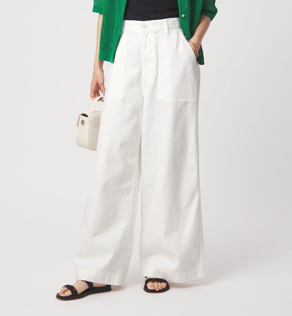 UNITED ARROWS green label relaxing「＜スタイリスト兵藤千尋さんコラボ＞ベイカー ライト デニム 接触冷感」|デニム|