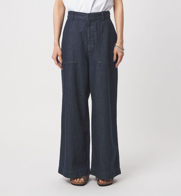 UNITED ARROWS green label relaxing「＜スタイリスト兵藤千尋さんコラボ＞ベイカー ライト デニム 接触冷感」|デニム|