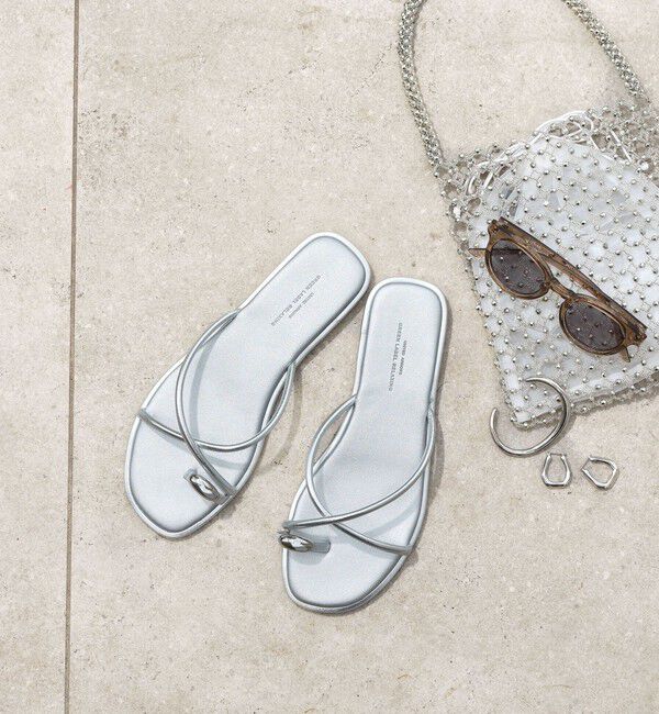 UNITED ARROWS green label relaxing「【結論シリーズ】リングエアサンダル」|サンダル|SILVER