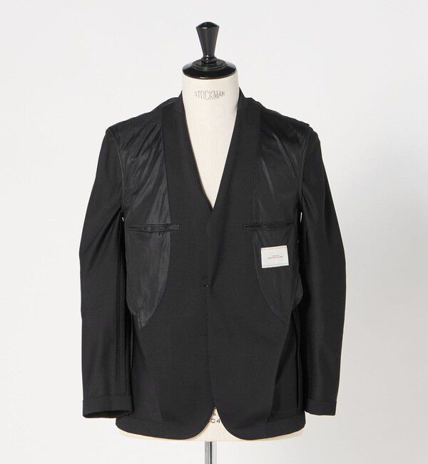 UNITED ARROWS green label relaxing「ポリエステル ジャージ カノコ 2B ジャケット -ウォッシャブル・ストレッチ・吸水速乾-」|テーラードジャケット|
