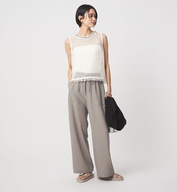 UNITED ARROWS green label relaxing「［size SHORT/TALLあり］ドライクロスパンツ ストレッチ 吸水速乾 通気性」|その他|