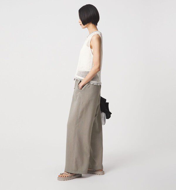 UNITED ARROWS green label relaxing「［size SHORT/TALLあり］ドライクロスパンツ ストレッチ 吸水速乾 通気性」|その他|