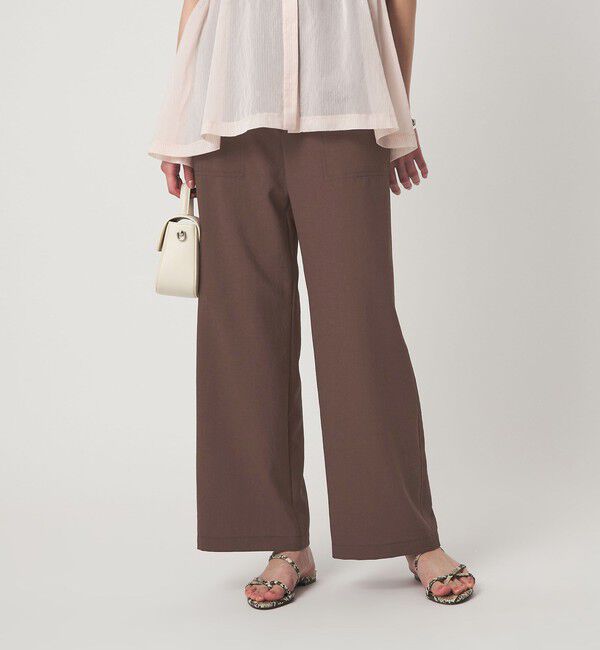 UNITED ARROWS green label relaxing「［size SHORT/TALLあり］ドライクロスパンツ ストレッチ 吸水速乾 通気性」|その他|MD.BROWN