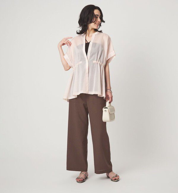 UNITED ARROWS green label relaxing「［size SHORT/TALLあり］ドライクロスパンツ ストレッチ 吸水速乾 通気性」|その他|