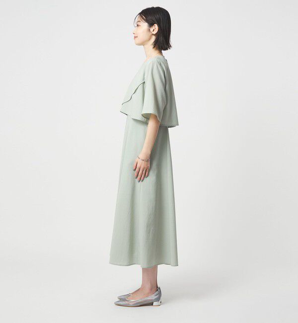 UNITED ARROWS green label relaxing「ケープ ナローフレア ワンピース」|ワンピース|