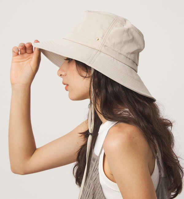 UNITED ARROWS green label relaxing「ワイドブリムハット UVカット」|ハット|NATURAL