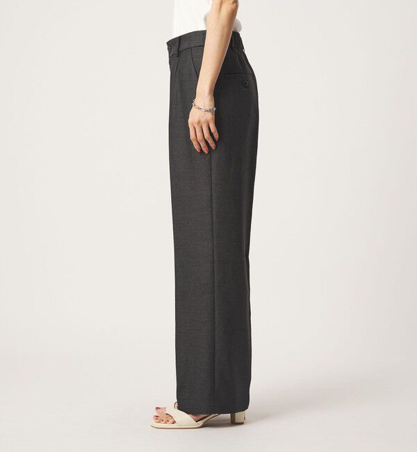 UNITED ARROWS green label relaxing「［size SHORT/TALLあり］リネンライク セミフレア パンツ 」|その他|