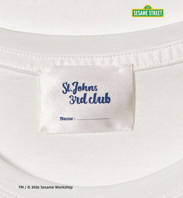 EMMEL REFINES「＜ST.JOHNS 3RD CLUB＞セサミストリート ロングスリーブ Tシャツ 1＜ Select by EMMEL REFINES ＞」|Tシャツ・カットソー|