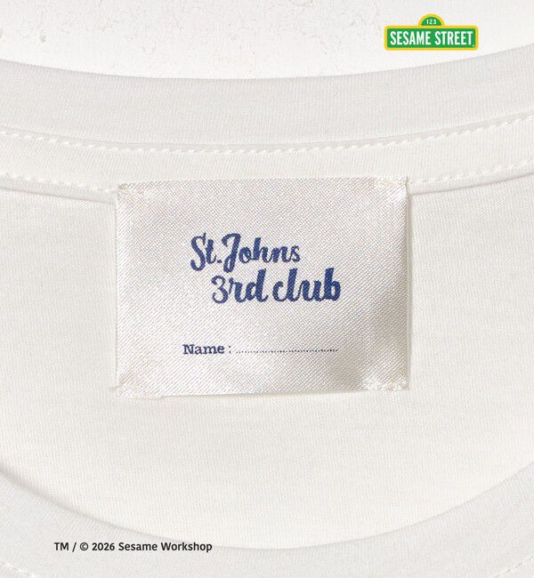 EMMEL REFINES「＜ST.JOHNS 3RD CLUB＞セサミストリート ロングスリーブ Tシャツ 2＜ Select by EMMEL REFINES ＞」|Tシャツ・カットソー|