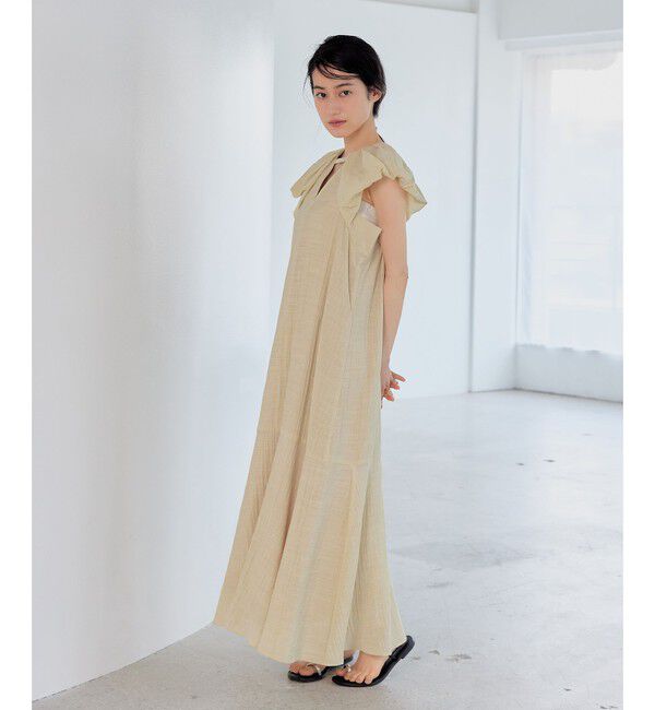 EMMEL REFINES「＜EMMEL REFINES＞EM タック＆パフスリーブ 2WAY ワンピース」|ワンピース|
