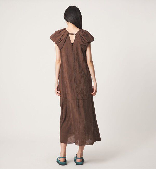 EMMEL REFINES「＜EMMEL REFINES＞EM タック＆パフスリーブ 2WAY ワンピース」|ワンピース|