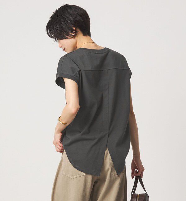 UNITED ARROWS green label relaxing「バックスリット   プルオーバー カットソー 制菌」|Tシャツ・カットソー|