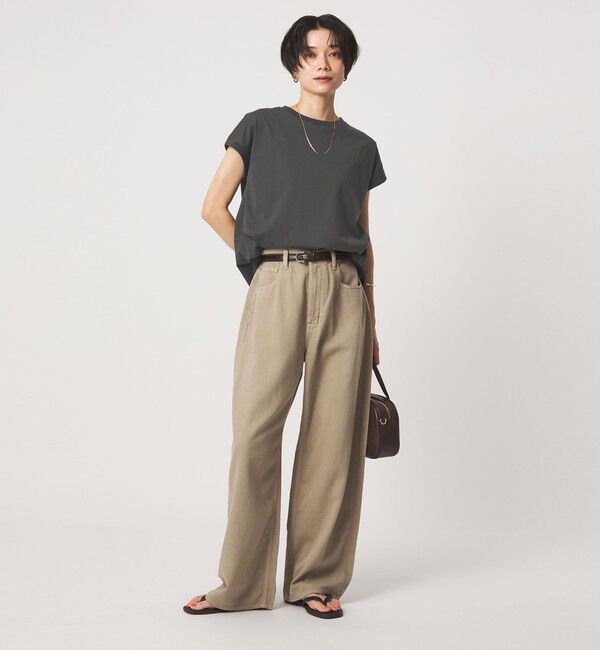 UNITED ARROWS green label relaxing「バックスリット   プルオーバー カットソー 制菌」|Tシャツ・カットソー|