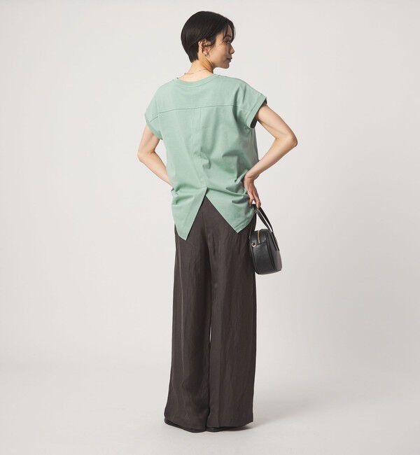 UNITED ARROWS green label relaxing「バックスリット   プルオーバー カットソー 制菌」|Tシャツ・カットソー|