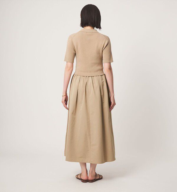 UNITED ARROWS green label relaxing「エリツキ ドッキング ショートスリーブ ワンピース」|ワンピース|