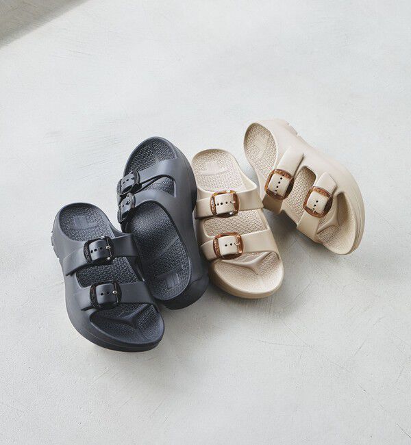 UNITED ARROWS green label relaxing「【別注】＜TELIC&times;Begin&times;GLR＞ ダブル バックル サンダル」|サンダル|