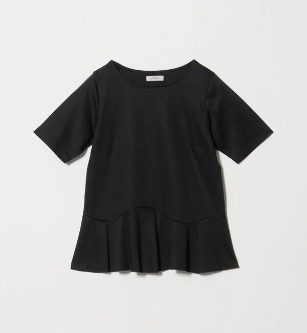 UNITED ARROWS green label relaxing「スムース イレヘム ペプラム カットソー 接触冷感」|Tシャツ・カットソー|