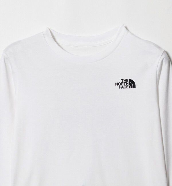 UNITED ARROWS green label relaxing「【WEB限定】＜THE NORTH FACE＞ スクエアロゴ ロングスリーブ Tシャツ / キッズ 130cm-160cm」|Tシャツ・カットソー|