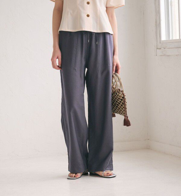 BEAUTY&YOUTH UNITED ARROWS「ツイルパッチポケットイージーパンツ ウォッシャブル」|その他|DK.GRAY